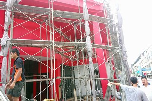 文哥鷹架特殊結構施工架